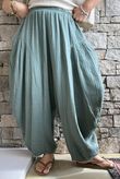 Tasha Cushion Cotton Sia Barrel Pant Khaki